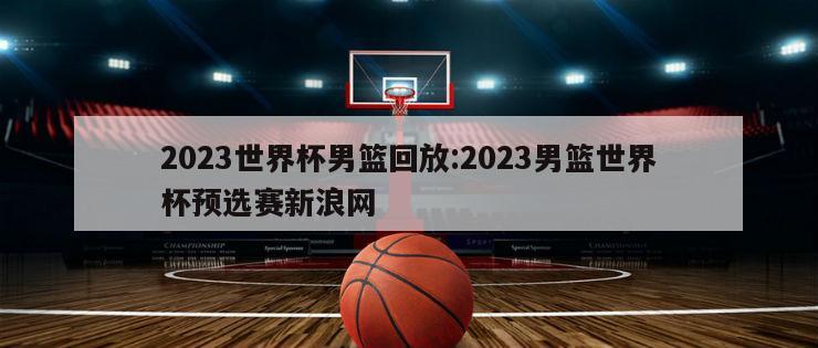 2023世界杯男篮回放:2023男篮世界杯预选赛新浪网