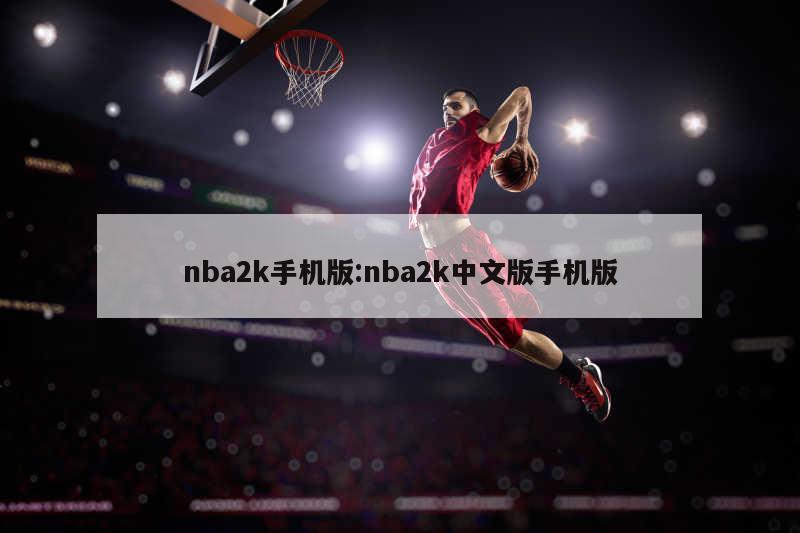 nba2k手机版:nba2k中文版手机版